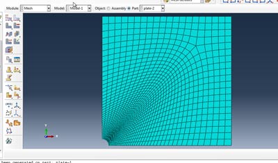آموزش محاسبه تنش صفحه ای ورق ها در نرم افزار آباکوس
